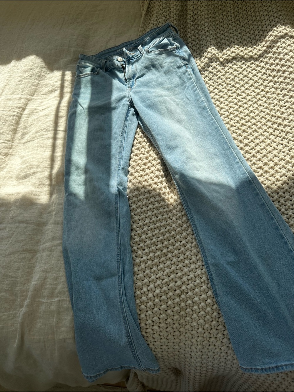 Light Wash old navy Women's wow Flare Jeans - Classic Casual Style